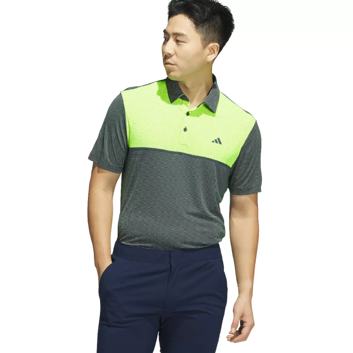 Sale Adidas Men's Core Colourblock Golf Polo Shirt Men Men's Golf Polo Shirts