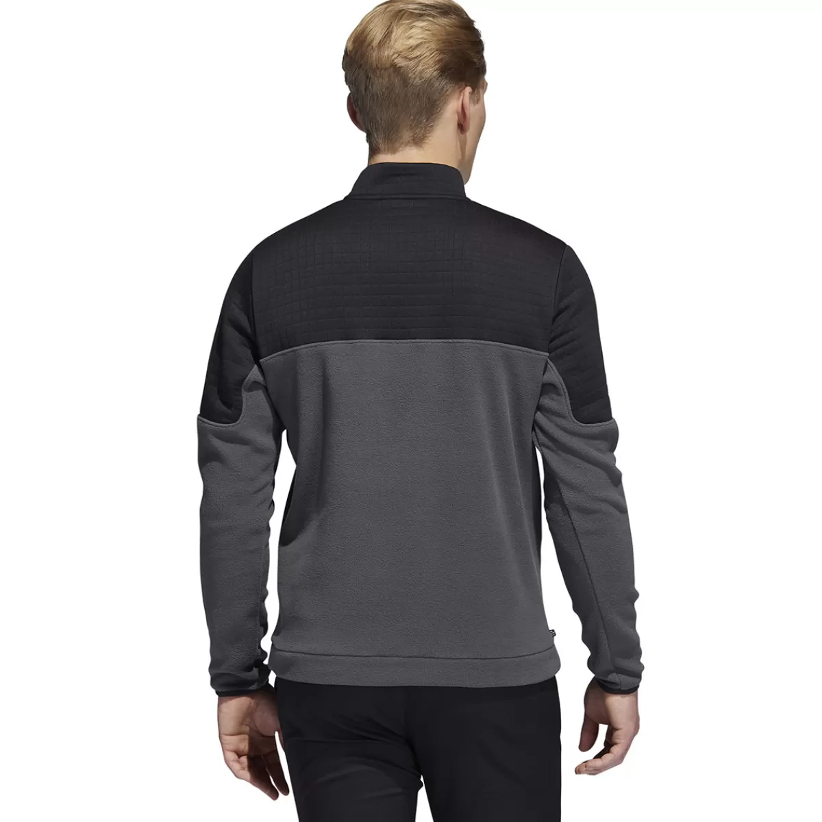 Cheap Adidas Men's Dwr Colorblock Half Zip Golf Midlayer Men Men's Golf Sweaters
