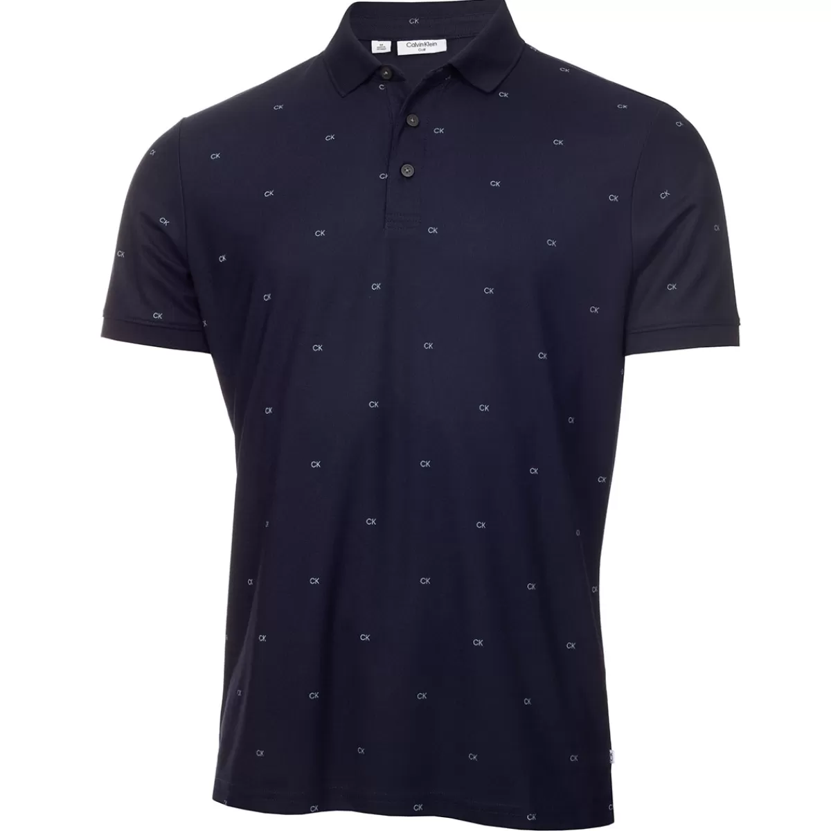 Best Sale Calvin Klein Men's Monogram Golf Polo Shirt