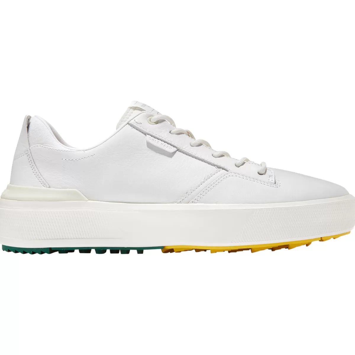 Fashion Cole Haan Men's Grand Pro Crew Waterproof Spikeless Golf Shoes White/Aventurine/White
