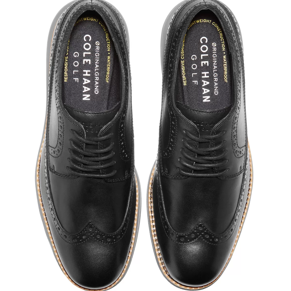 Discount Cole Haan Men's Og Longwing Oxford Spikeless Golf Shoes