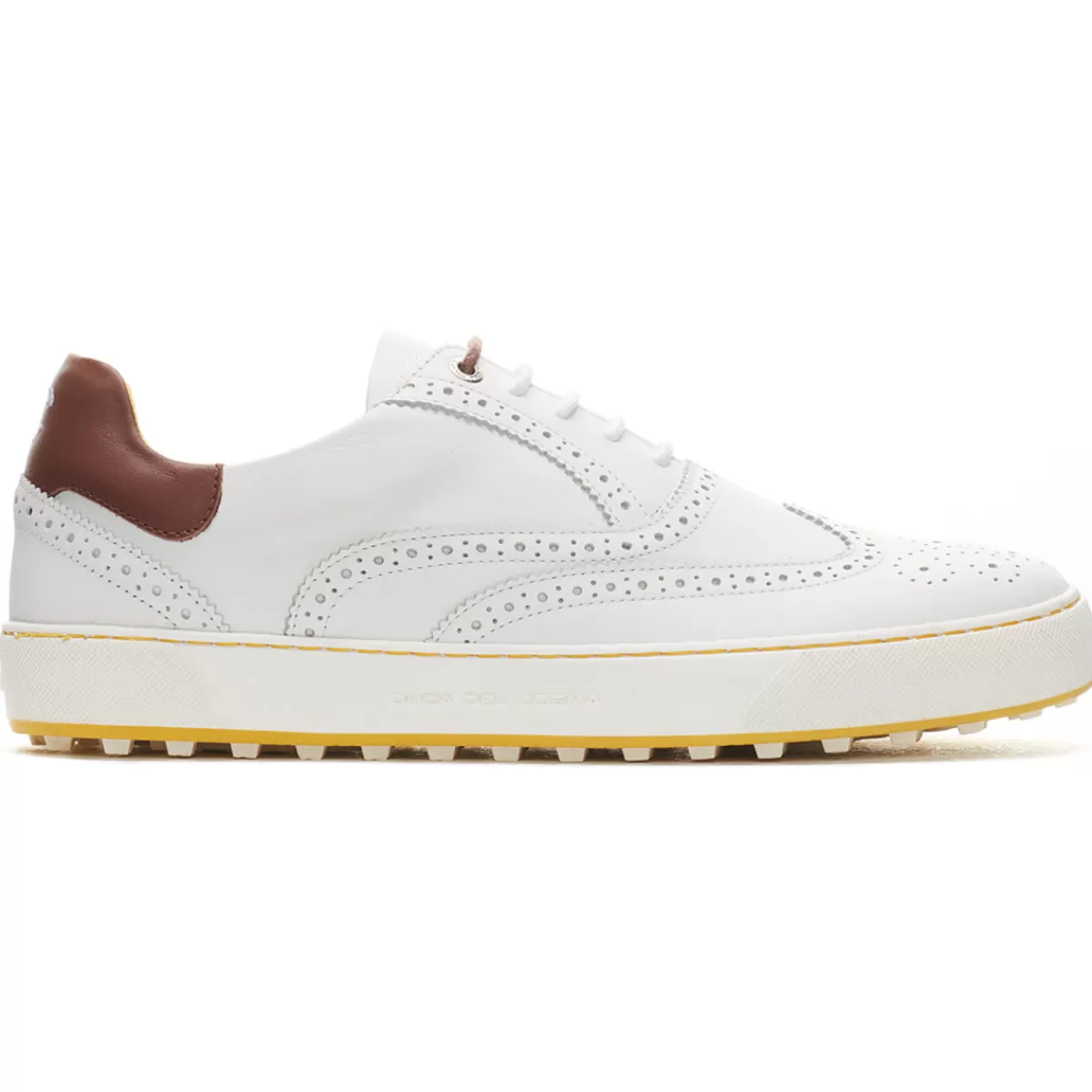 Discount Duca Del Cosma Men's Regent Spikeless Golf Shoes White