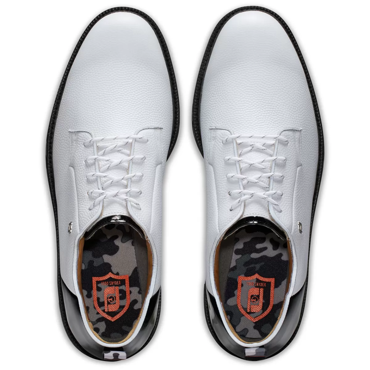 Fashion FootJoy Men's Premiere Series Todd Snyder Field Waterproof Spiked Golf Shoes White