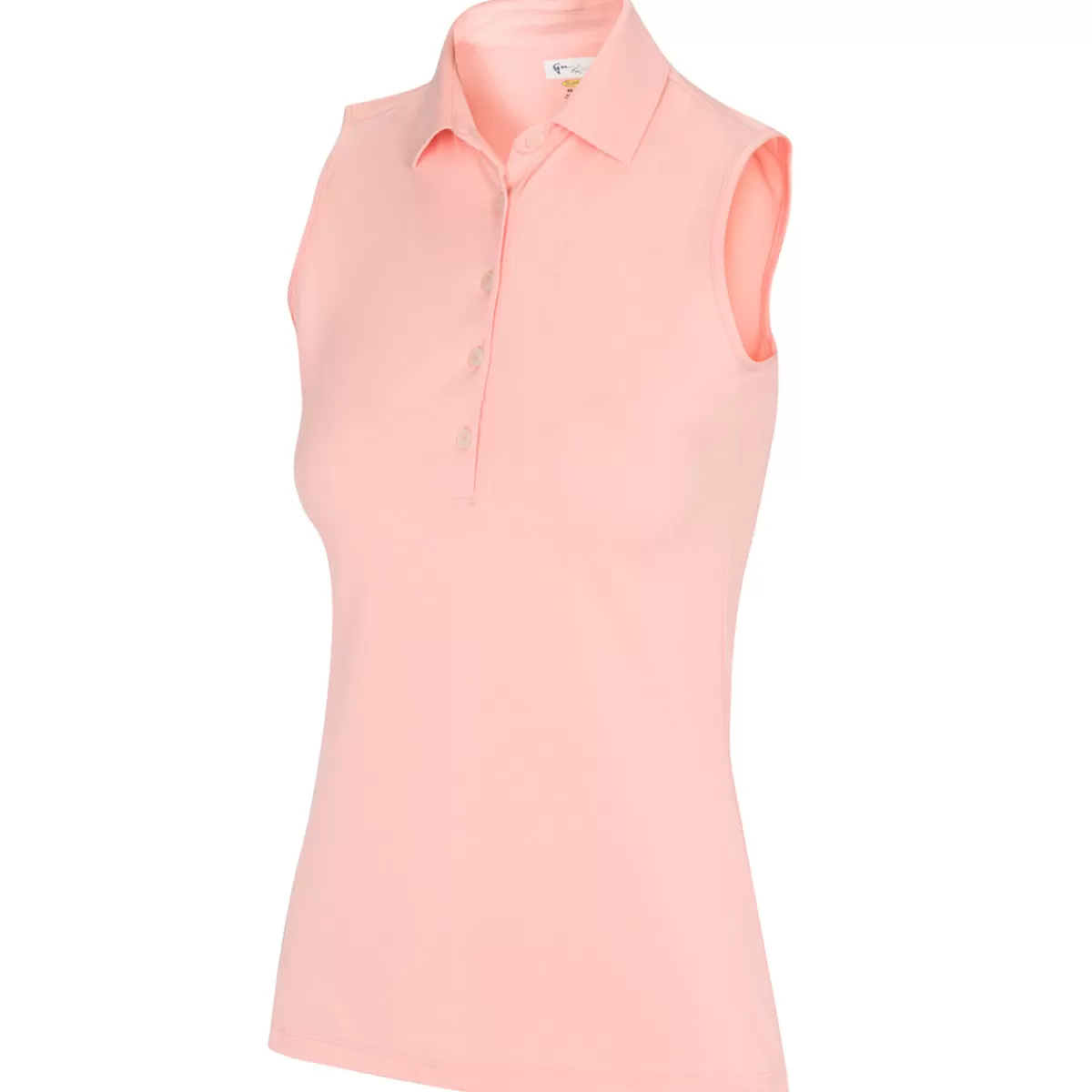 Cheap Greg Norman Ladies Freedom Pique Sleeveless Golf Polo Shirt
