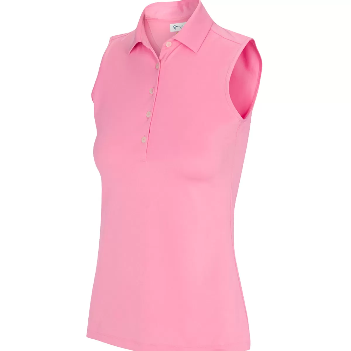 Sale Greg Norman Ladies Freedom Pique Sleeveless Golf Polo Shirt