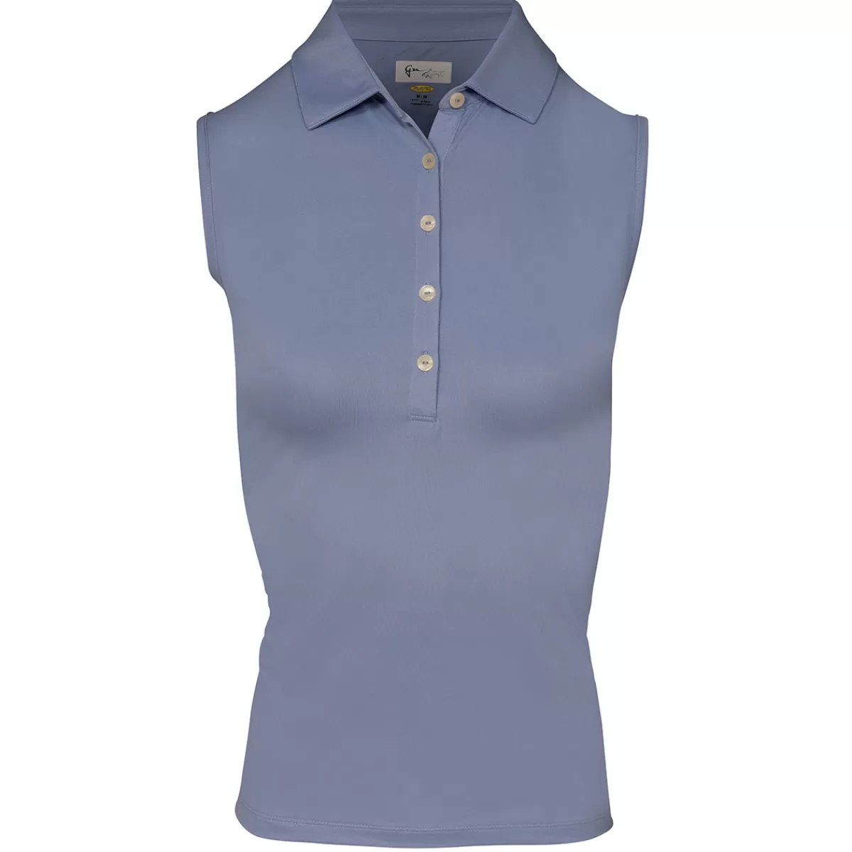 Fashion Greg Norman Ladies Freedom Pique Sleeveless Golf Polo Shirt