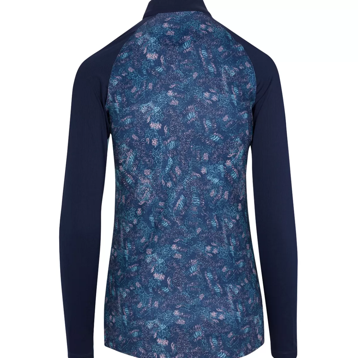 Best Sale Greg Norman Ladies Monet Print Half Zip Golf Midlayer