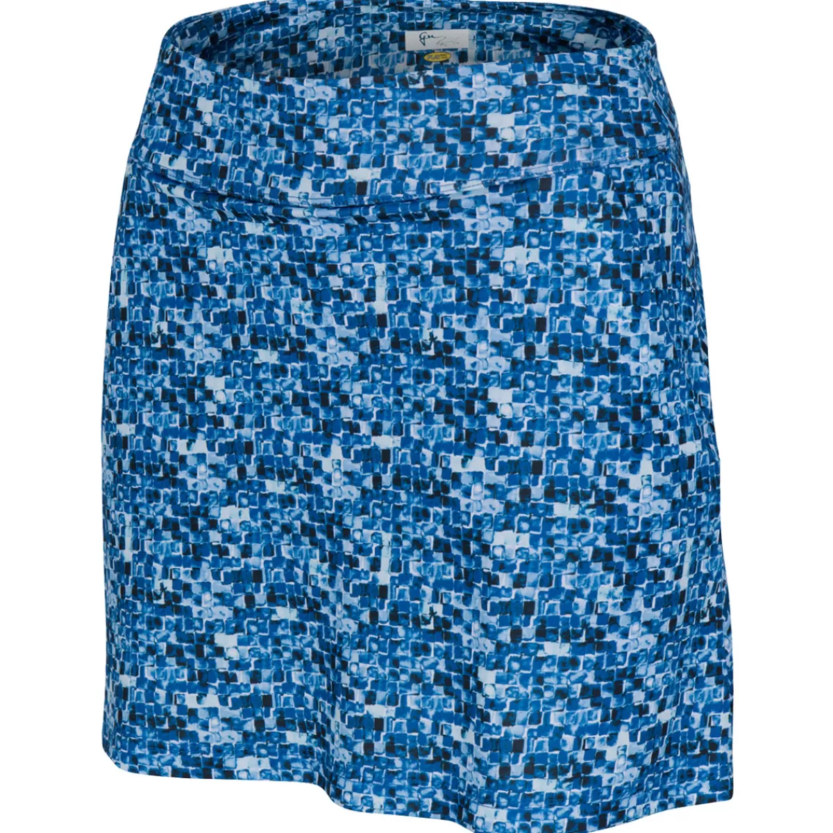 Cheap Greg Norman Ladies Tile Print Pull-On Golf Skort