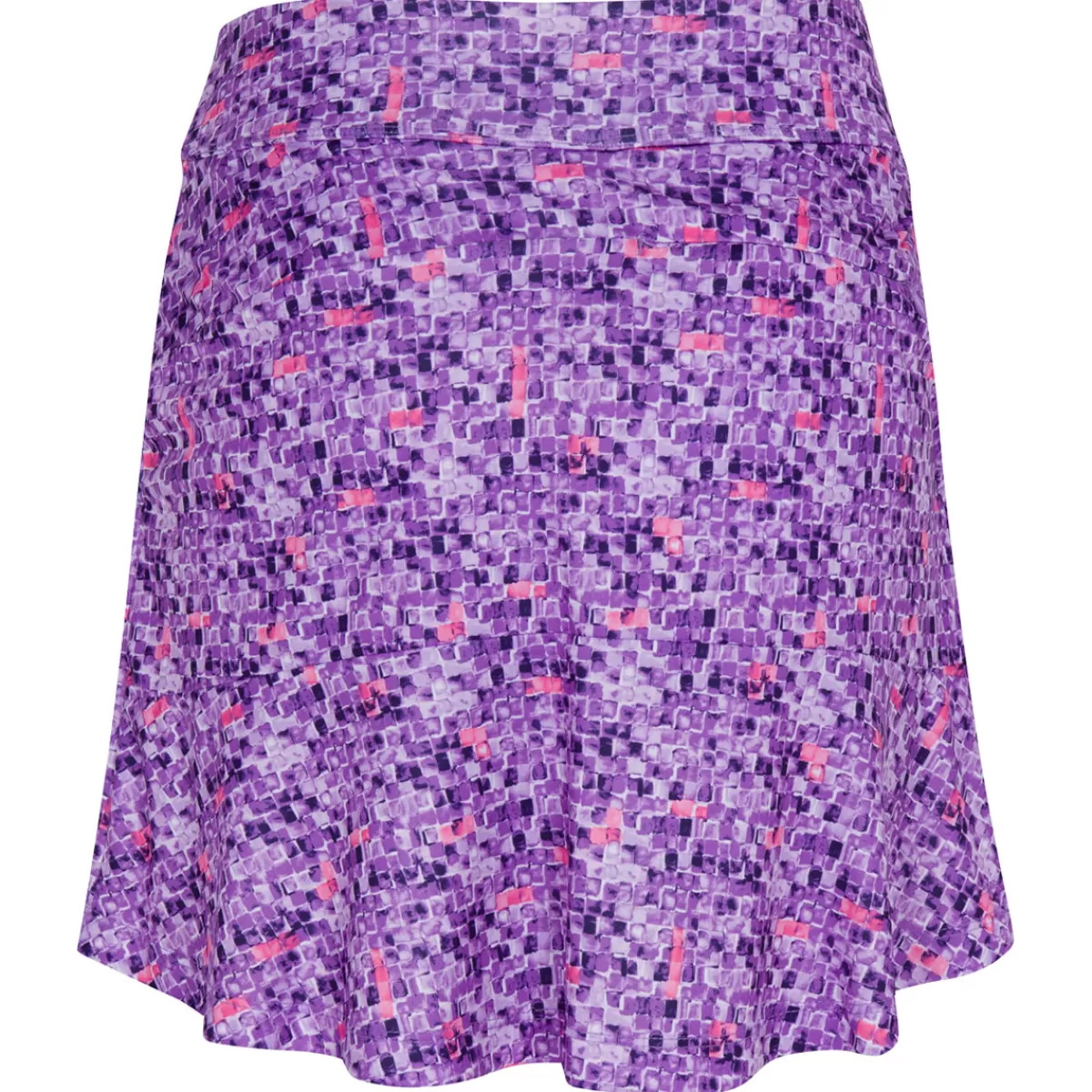 Cheap Greg Norman Ladies Tile Print Pull-On Golf Skort
