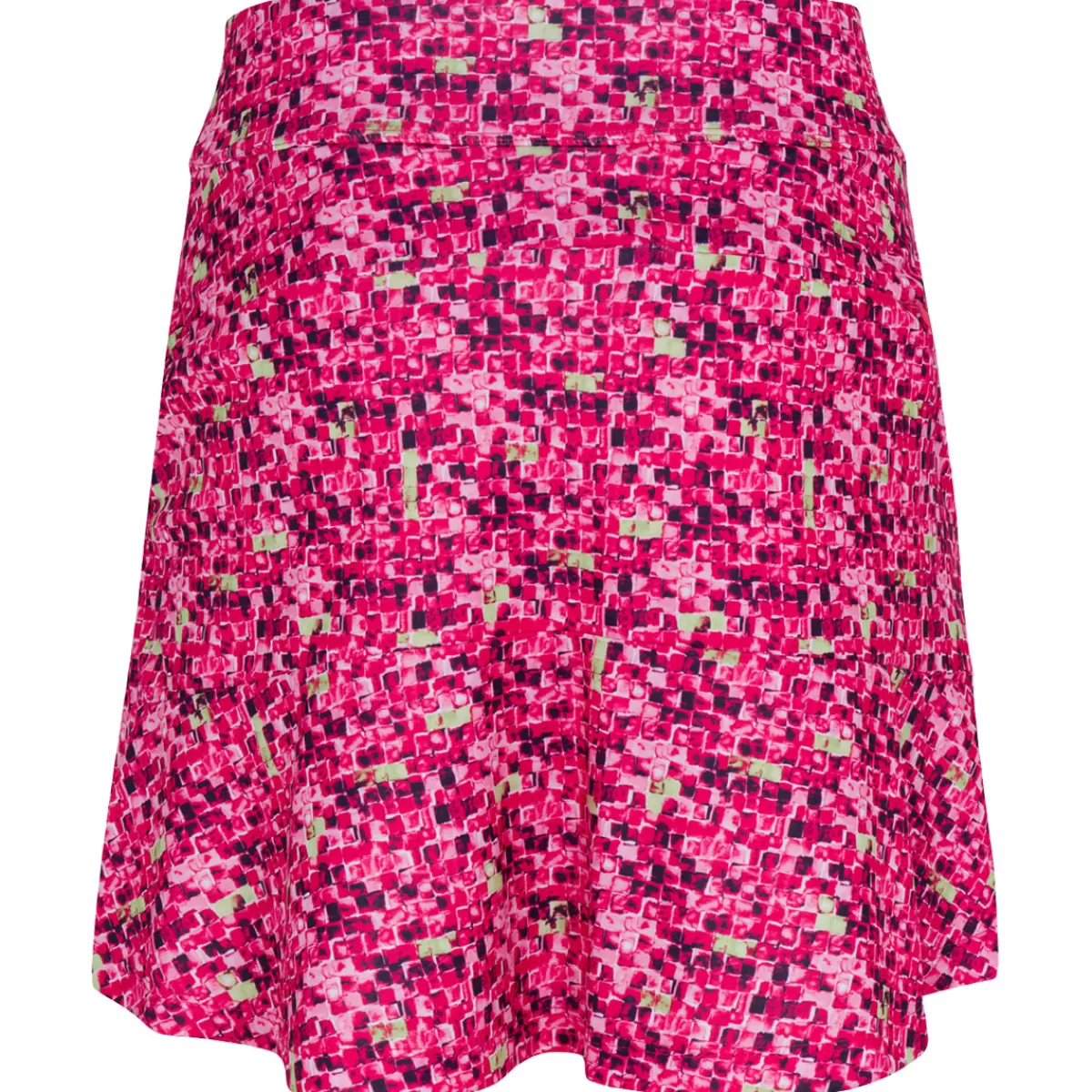 Cheap Greg Norman Ladies Tile Print Pull-On Golf Skort