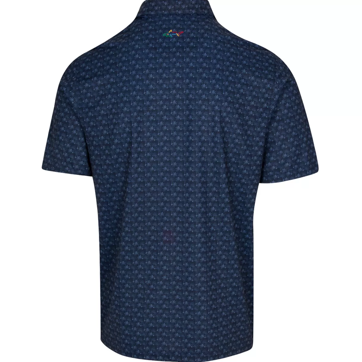 Flash Sale Greg Norman Men's Freedom Micro Pique Palm Print Golf Polo Shirt