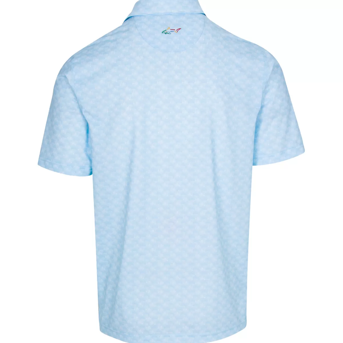 Flash Sale Greg Norman Men's Freedom Micro Pique Palm Print Golf Polo Shirt