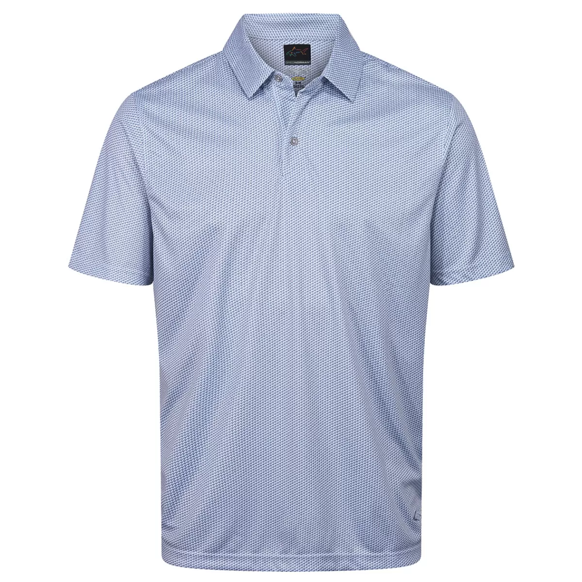 Flash Sale Greg Norman Men's Lab Fin Foulard Golf Polo Shirt White