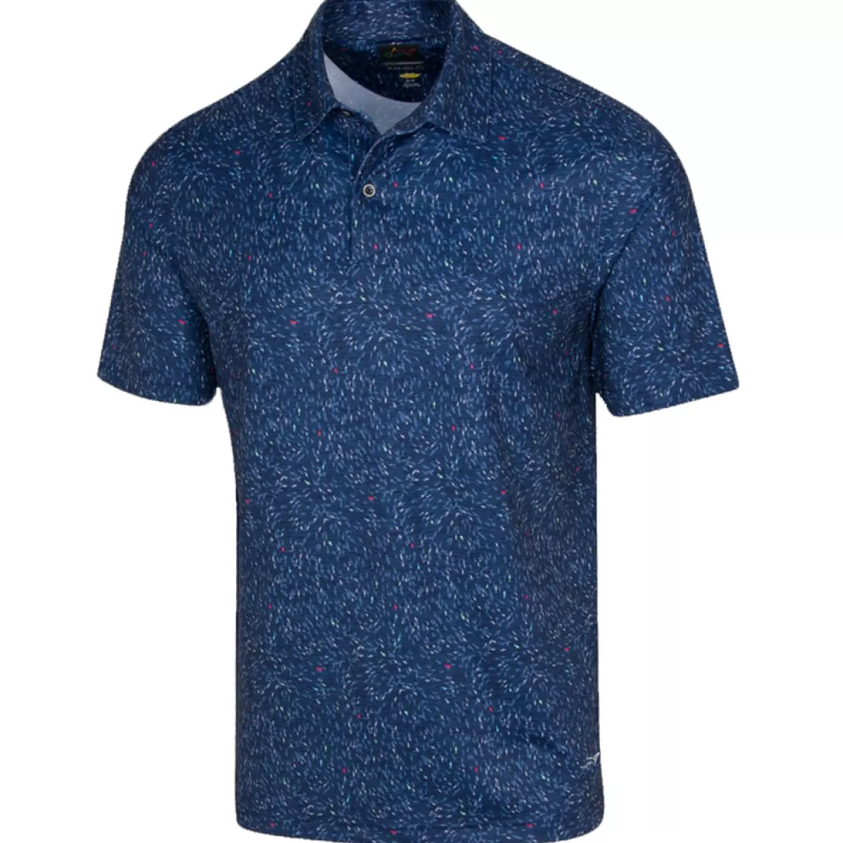 Best Men's Lab Shark Frenzy Golf Polo Shirt Men Men's Golf Polo Shirts