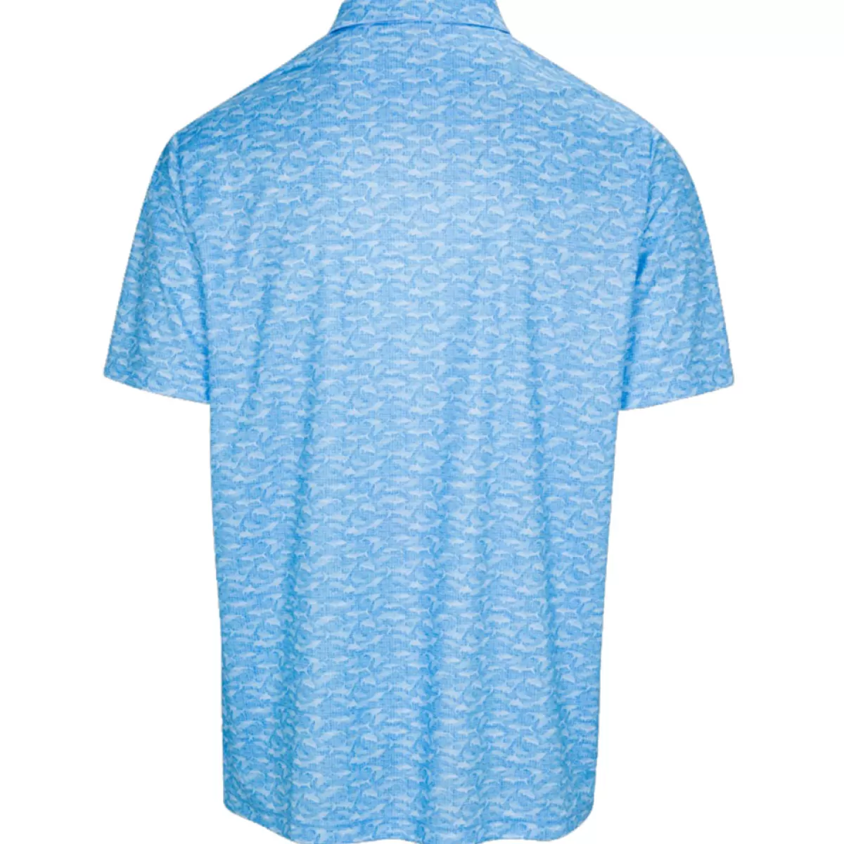 Best Sale Greg Norman Men's Lab Shark Shadow Golf Polo Shirt