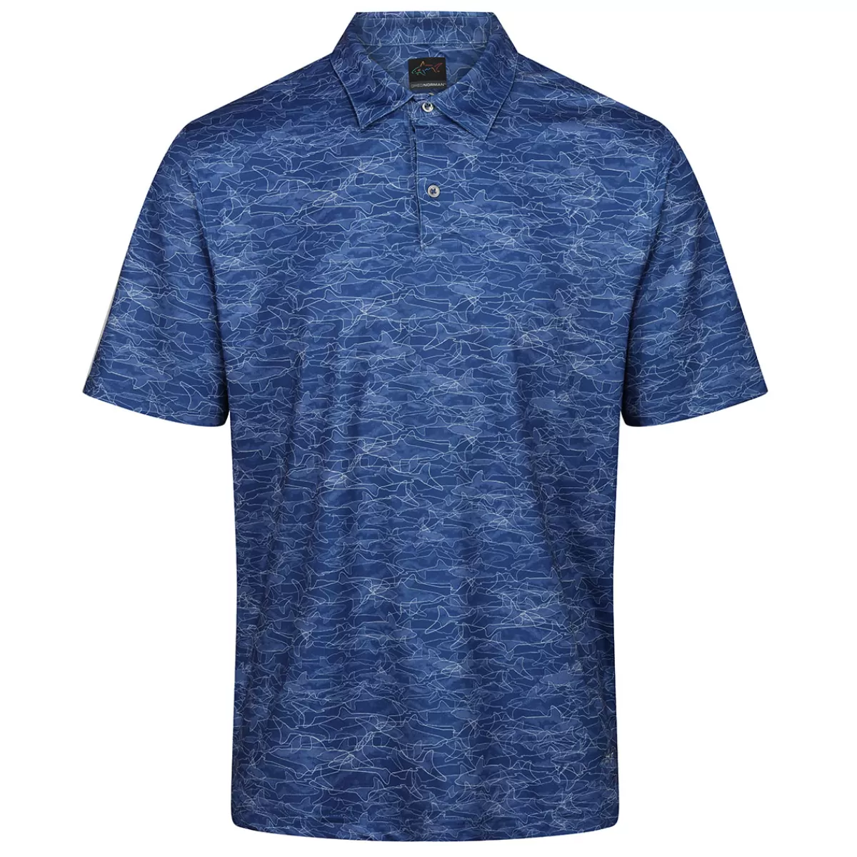 Shop Men's Lab Shark Shadow Stretch Golf Polo Shirt Men Men's Golf Polo Shirts