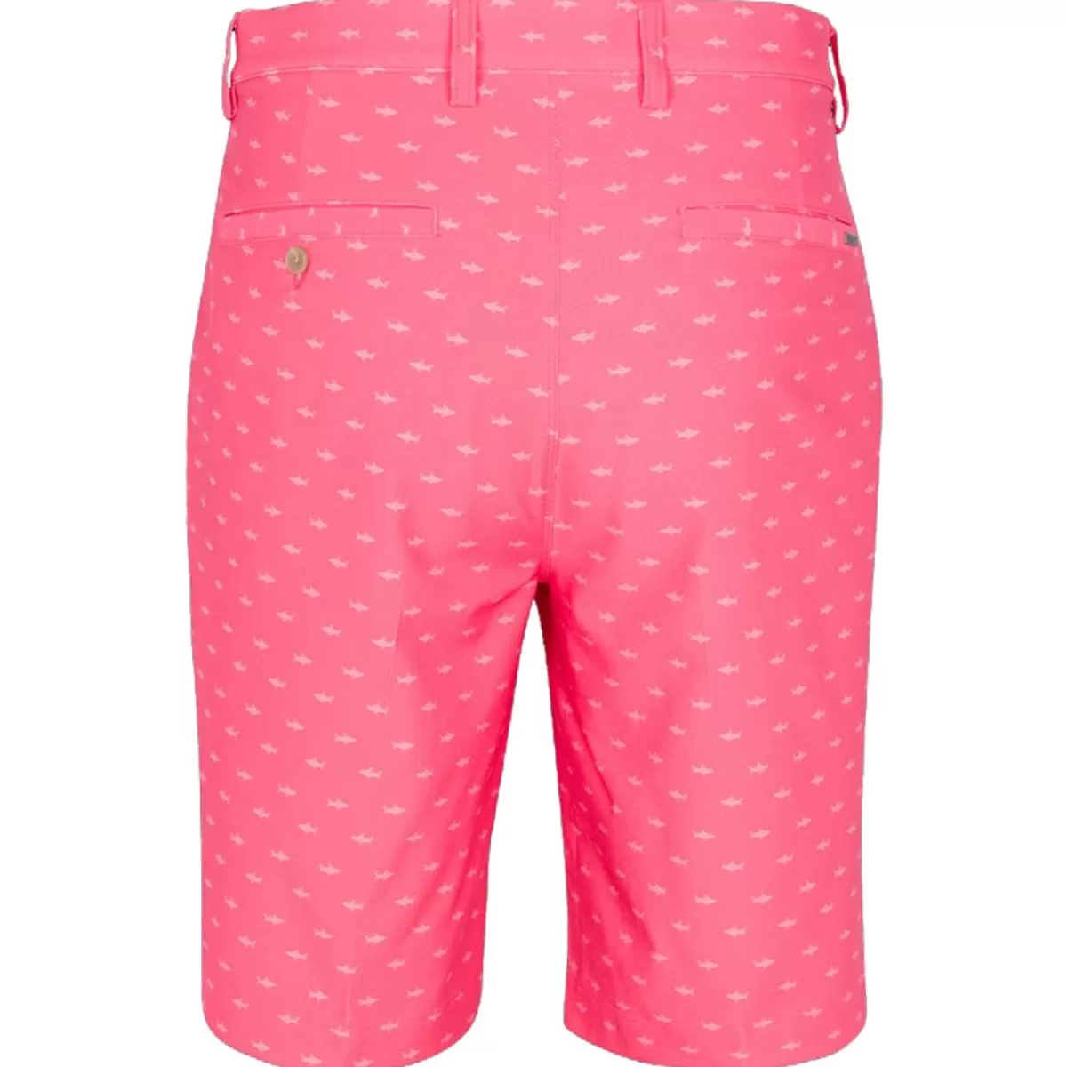 Cheap Men's Microlux Hybrid Shark Print Golf Shorts Men Men's Golf Shorts