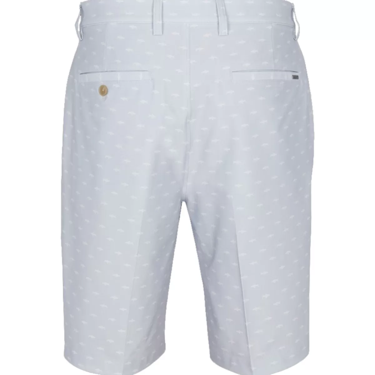 Cheap Men's Microlux Hybrid Shark Print Golf Shorts Men Men's Golf Shorts