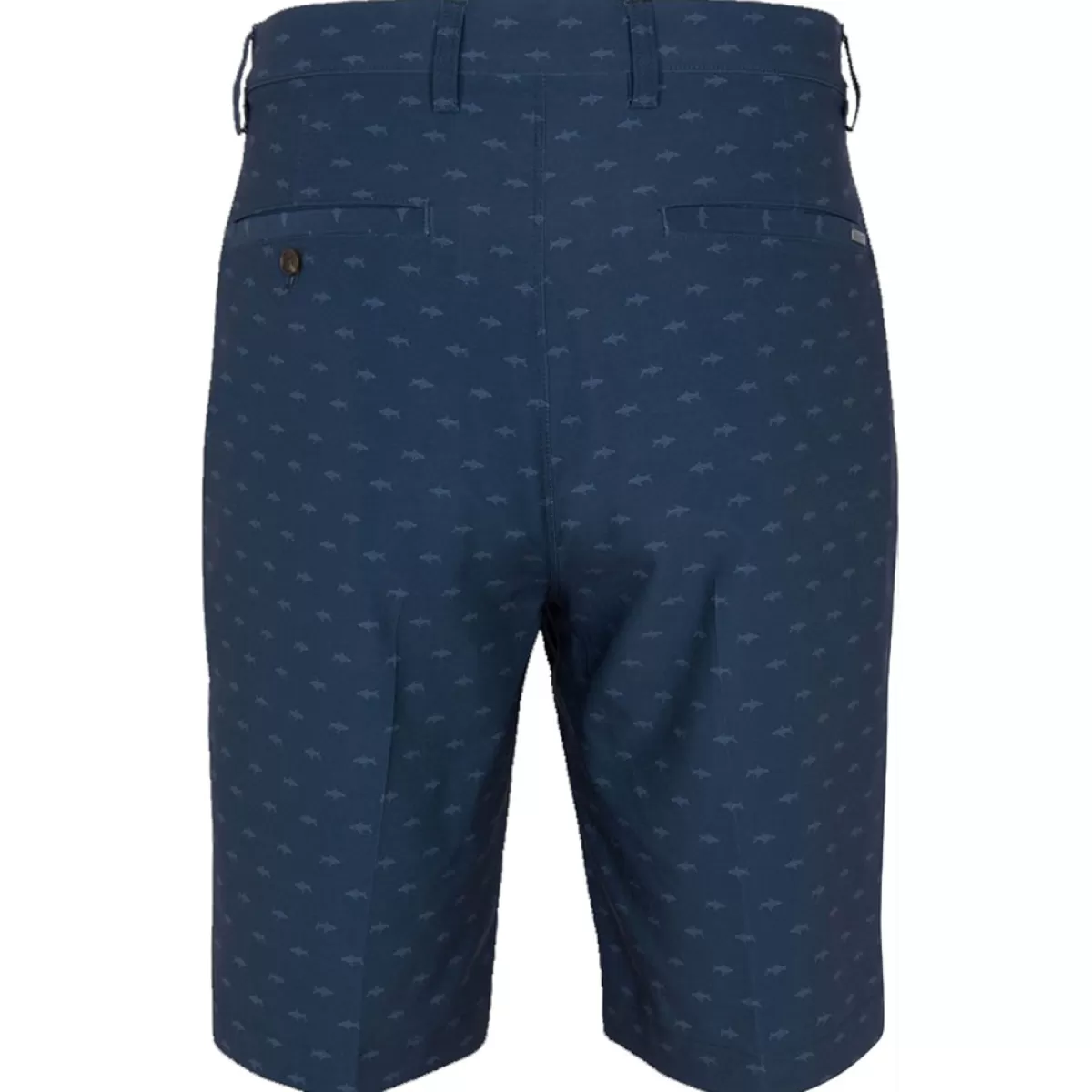 Hot Men's Microlux Hybrid Shark Print Golf Shorts Men Men's Golf Shorts