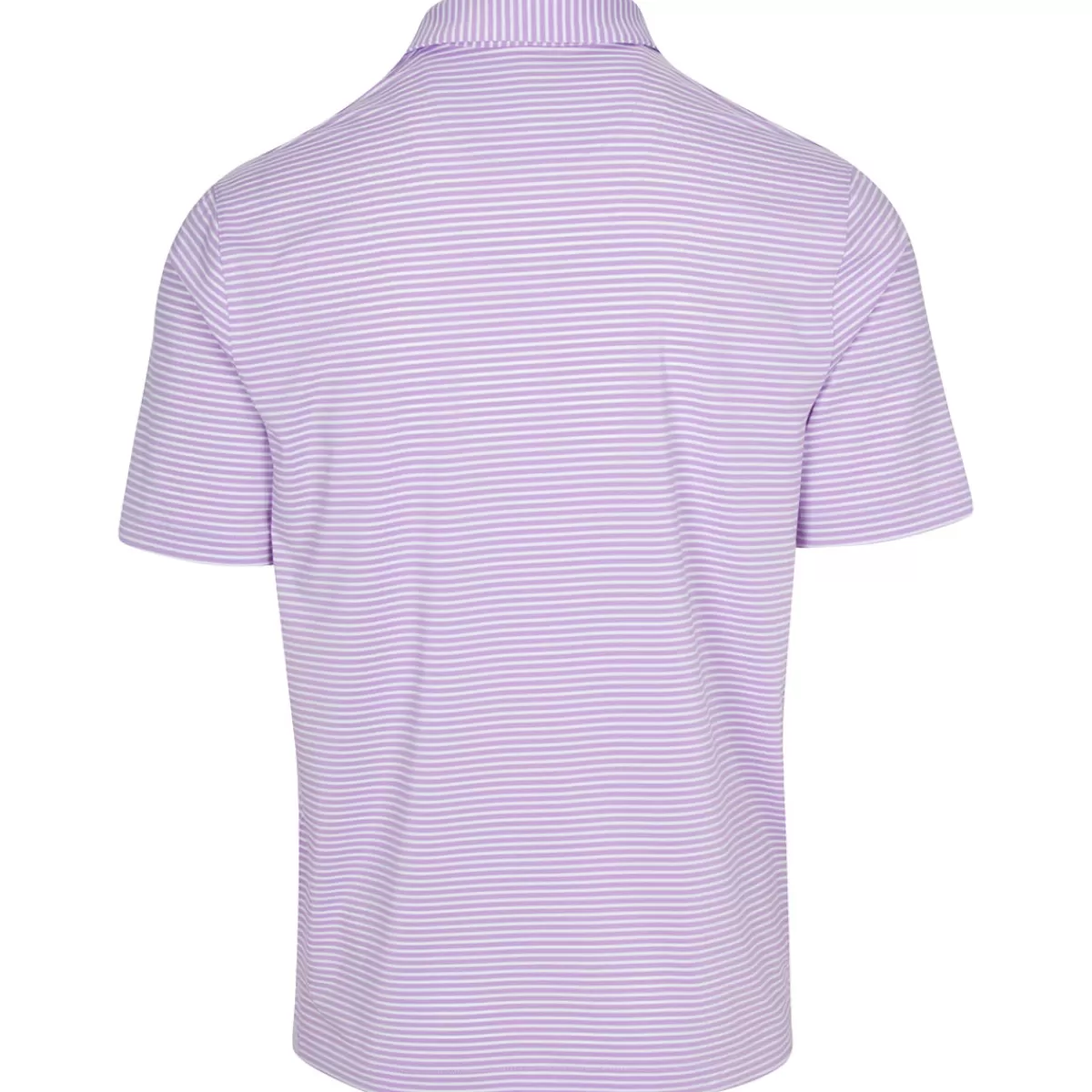 Online Greg Norman Men's Ml75 Stretch Prestige Golf Polo Shirt Lilac Breeze