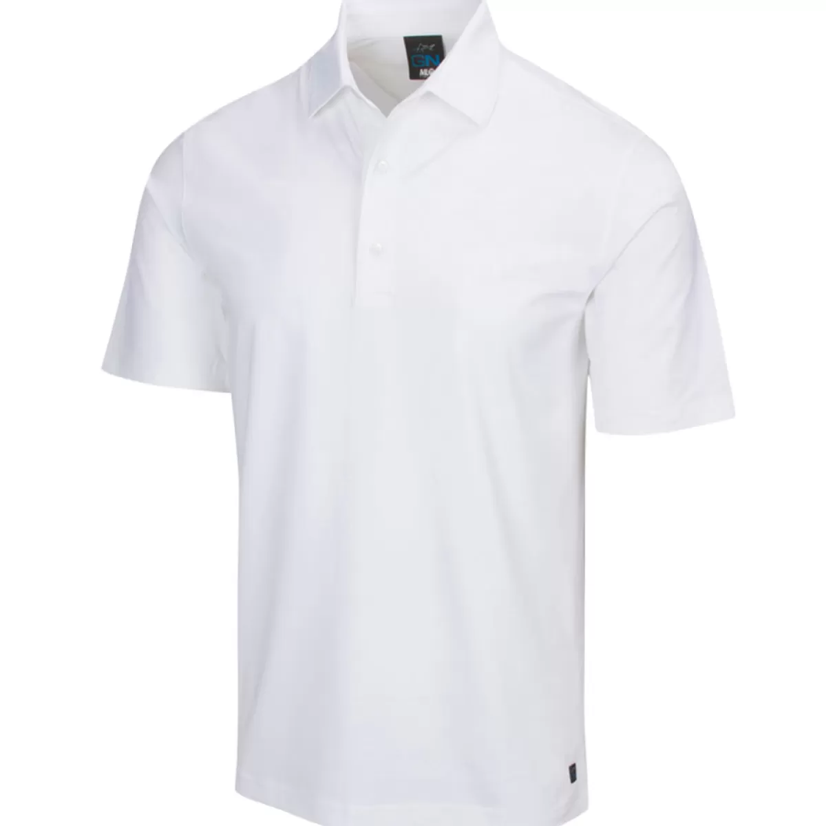 Online Greg Norman Men's Ml75 Stretch Sky Golf Polo Shirt White