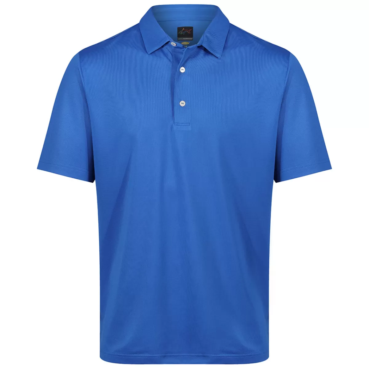 Cheap Greg Norman Men's Neck Logo Stretch Golf Polo Shirt