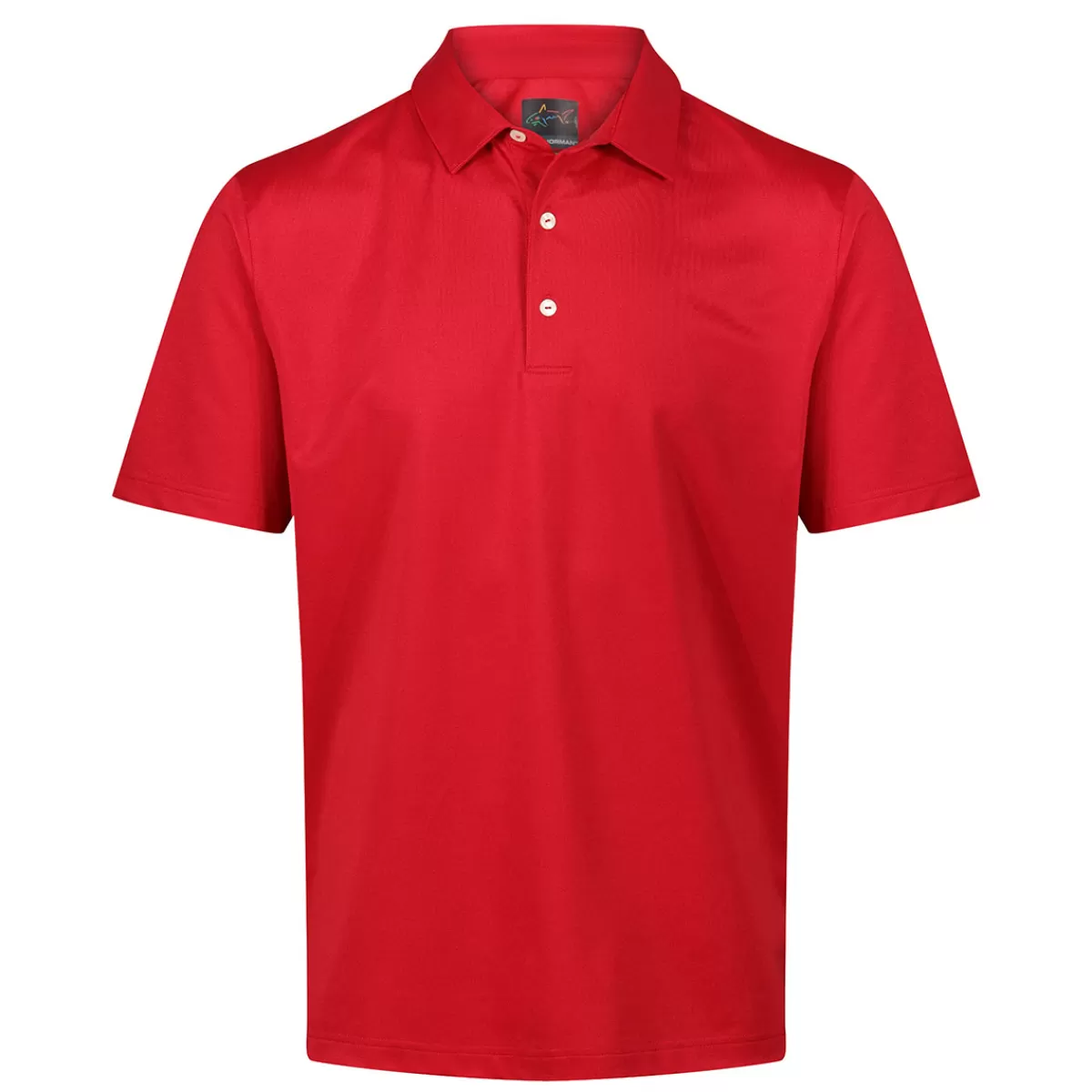 Hot Greg Norman Men's Neck Logo Stretch Golf Polo Shirt