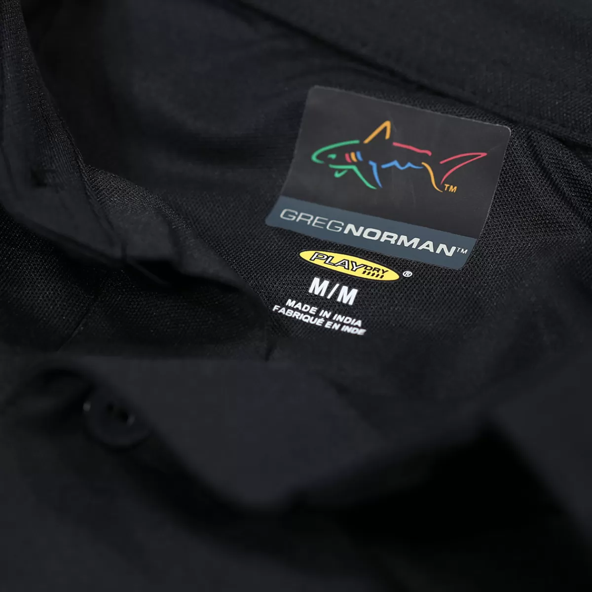 Outlet Greg Norman Men's Neck Logo Stretch Golf Polo Shirt