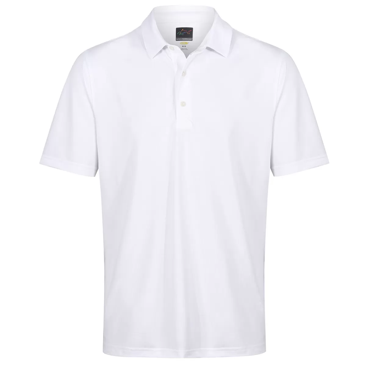 Sale Greg Norman Men's Neck Logo Stretch Golf Polo Shirt