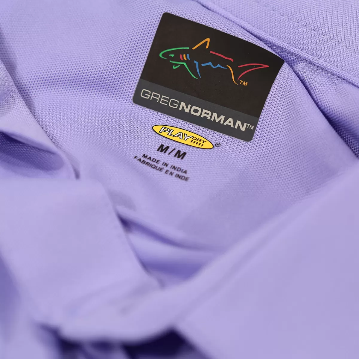 Outlet Greg Norman Men's Neck Logo Stretch Golf Polo Shirt