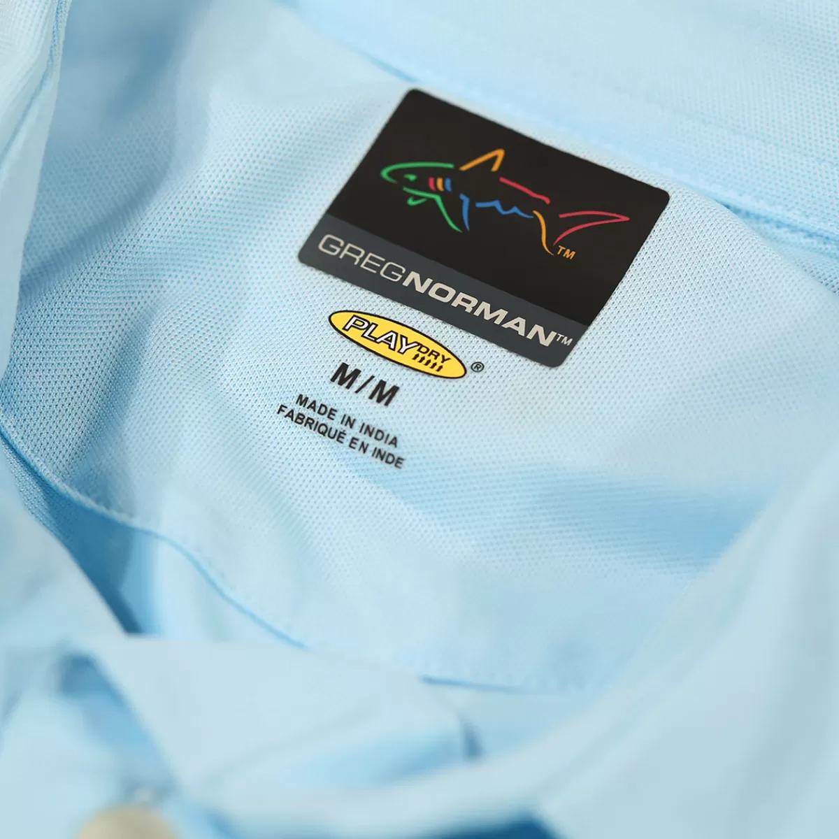 Outlet Greg Norman Men's Neck Logo Stretch Golf Polo Shirt