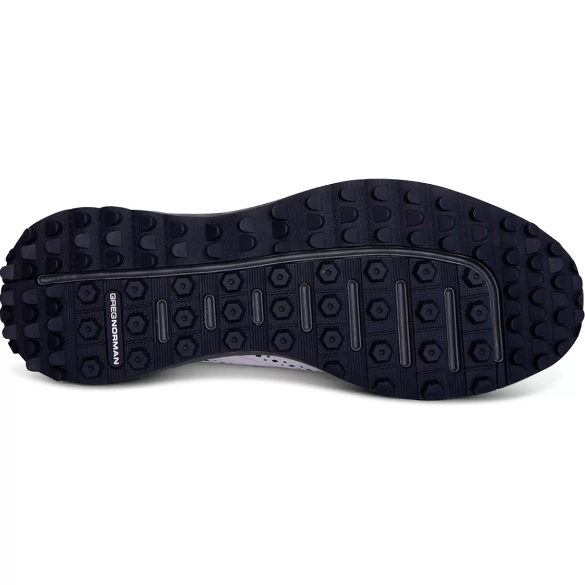Cheap Greg Norman Men's Sport Brogue Waterproof Spikeless Golf Shoes White/Navy