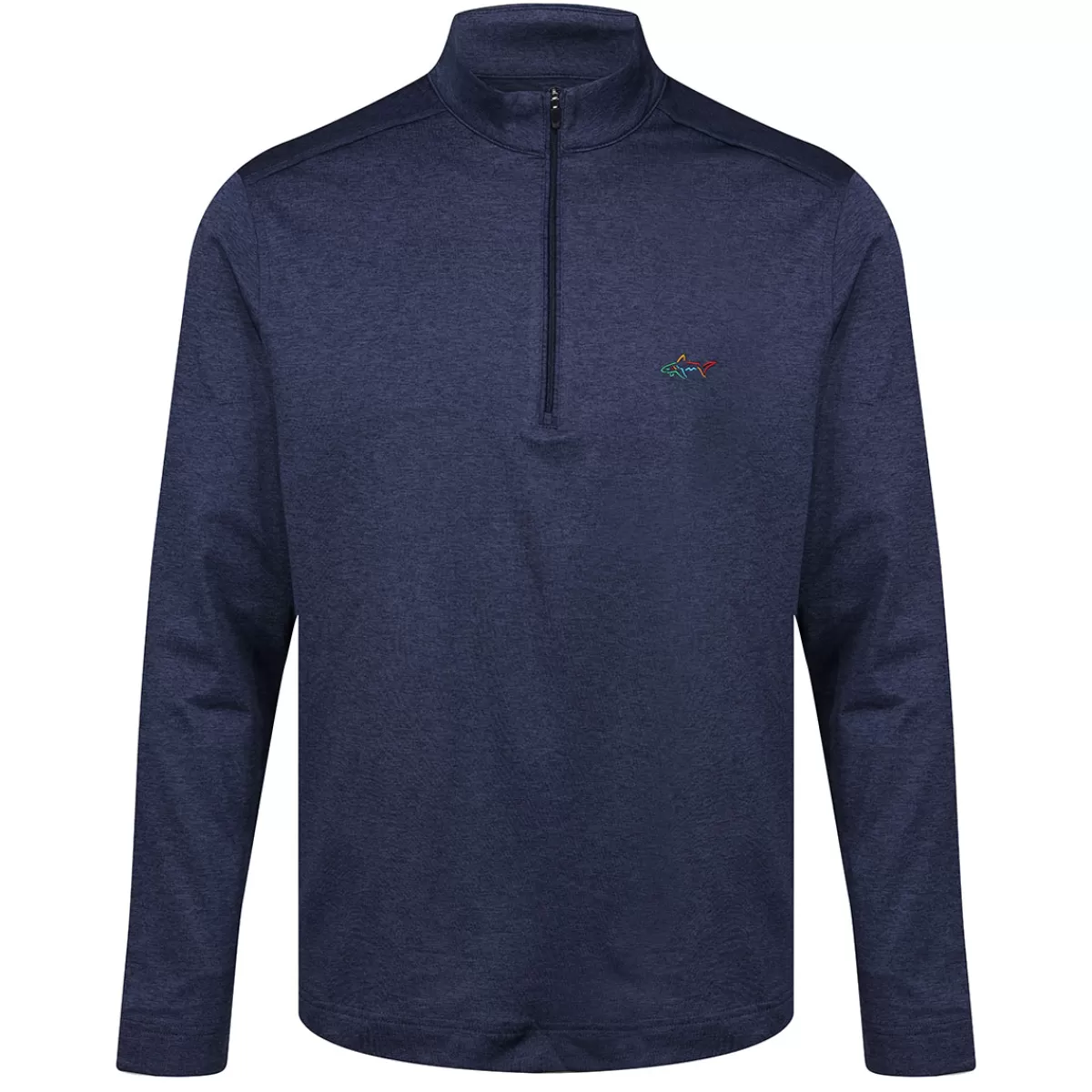Clearance Men's Tech Performance Heather Half Zip Golf Mid Layer Men Men's Golf Sweaters
