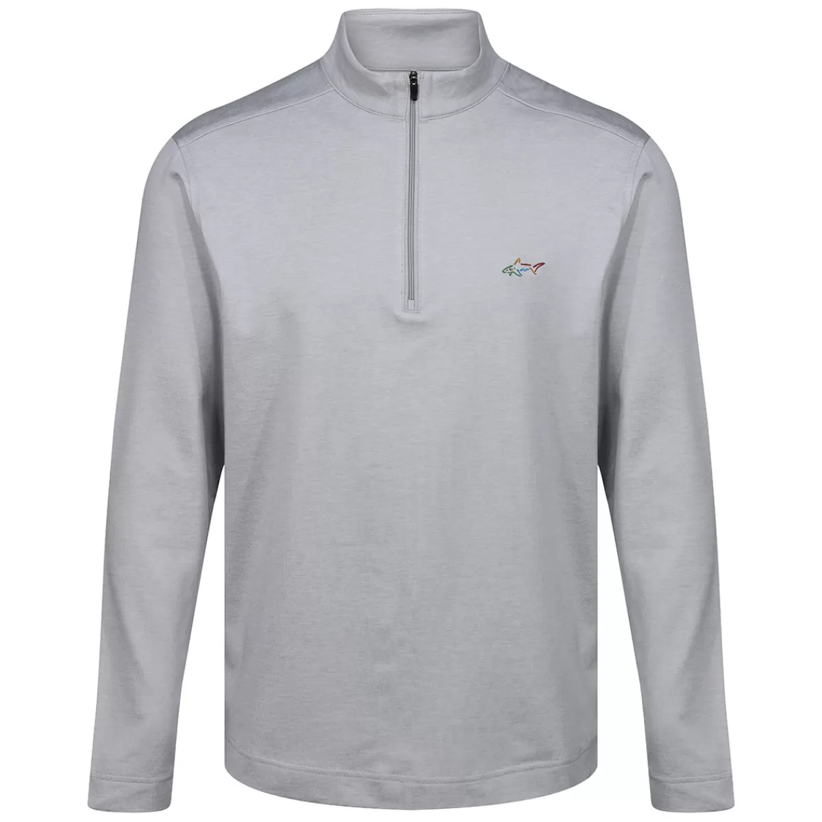 Cheap Men's Tech Performance Heather Half Zip Golf Mid Layer Men Men's Golf Sweaters