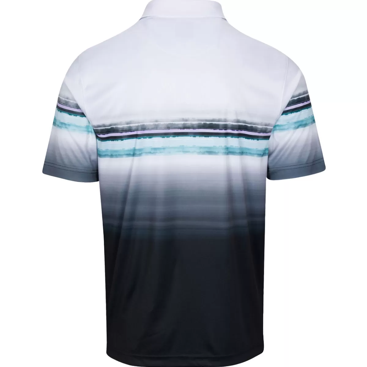 Outlet Greg Norman Men's Tidal Stripe Ml75 Golf Polo Shirt White