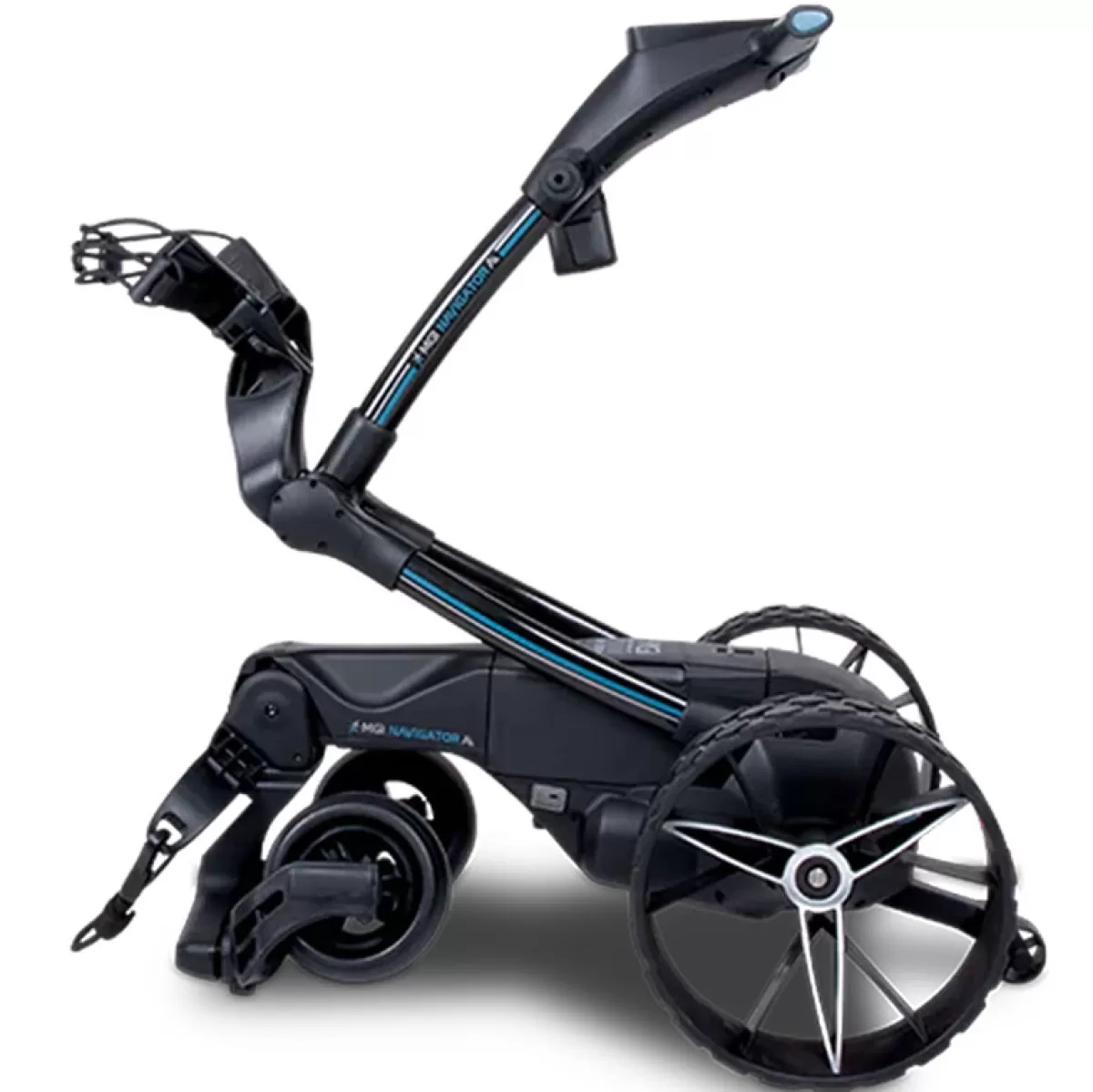 Fashion MGI Golf Mgi Navigator Ai Gps+ Remote Lithium Electric Golf Trolley Black