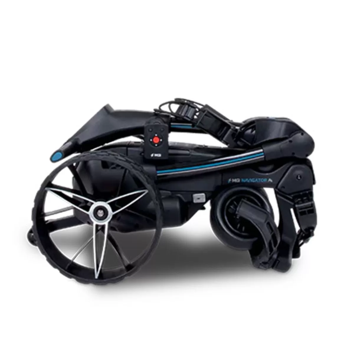 Fashion MGI Golf Mgi Navigator Ai Gps+ Remote Lithium Electric Golf Trolley Black
