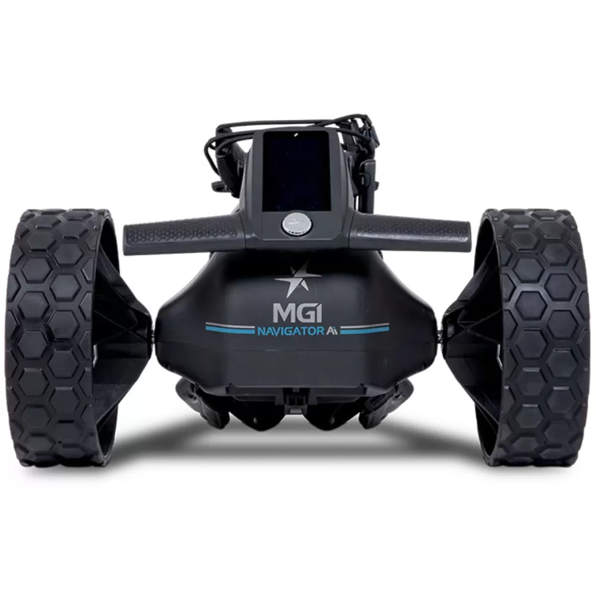 Fashion MGI Golf Mgi Navigator Ai Gps+ Remote Lithium Electric Golf Trolley Black