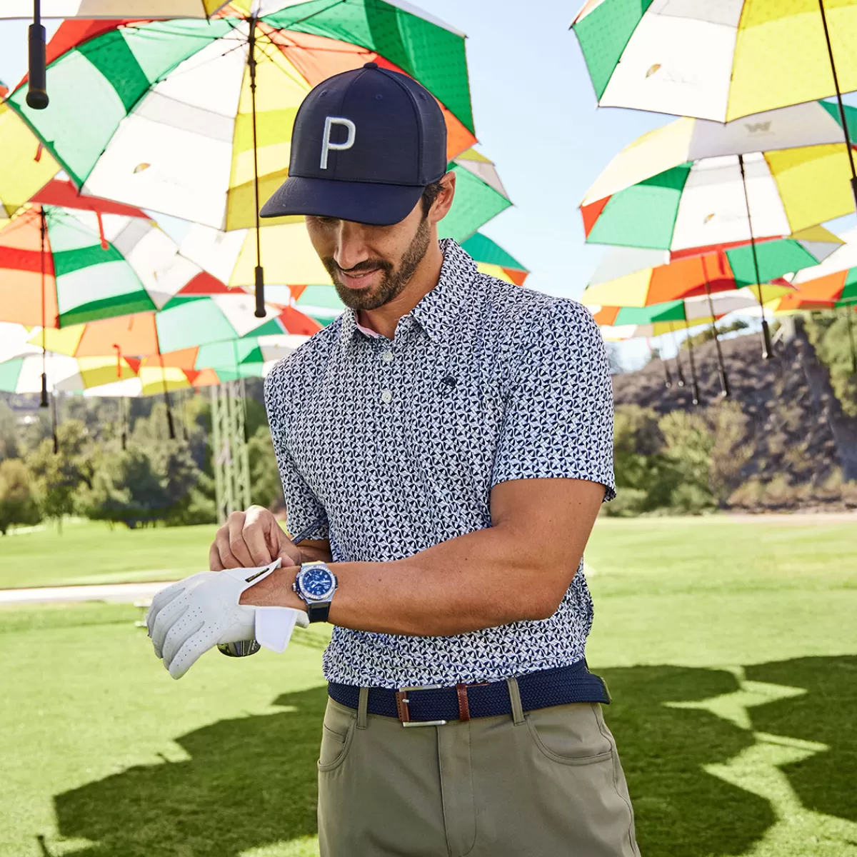 Cheap Puma Men's Arnold Palmer Mattr Sixty Two Golf Polo Shirt Men Men's Golf Polo Shirts