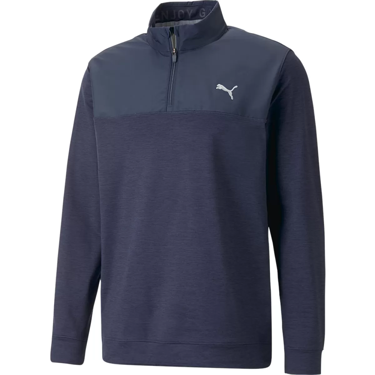 Sale Puma Men's Cloudspun Colour Block Quarter Zip Golf Mid Layer Men Men's Golf Sweaters
