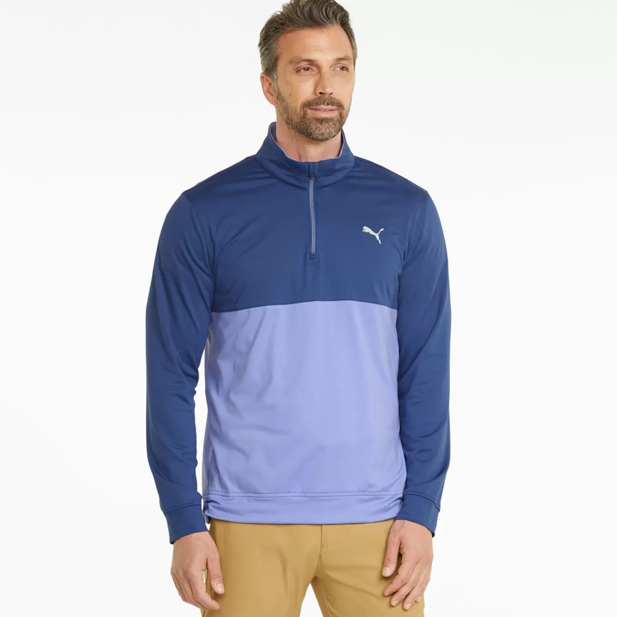 Store Puma Men's Gamer Color Half Zip Golf Midlayer Men Men's Golf Sweaters