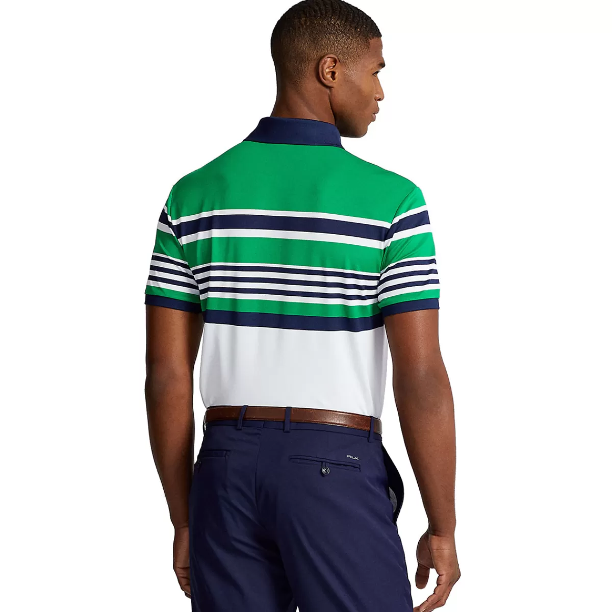 Best Sale Ralph Lauren Classic Fit Performance Mesh Golf Polo Shirt Cruise Green