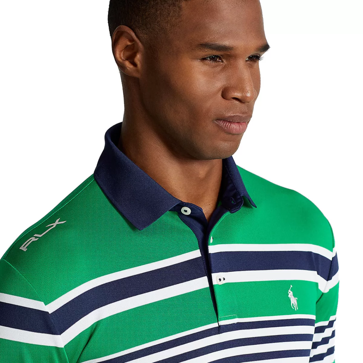Discount Classic Fit Performance Mesh Golf Polo Shirt Men Men's Golf Polo Shirts