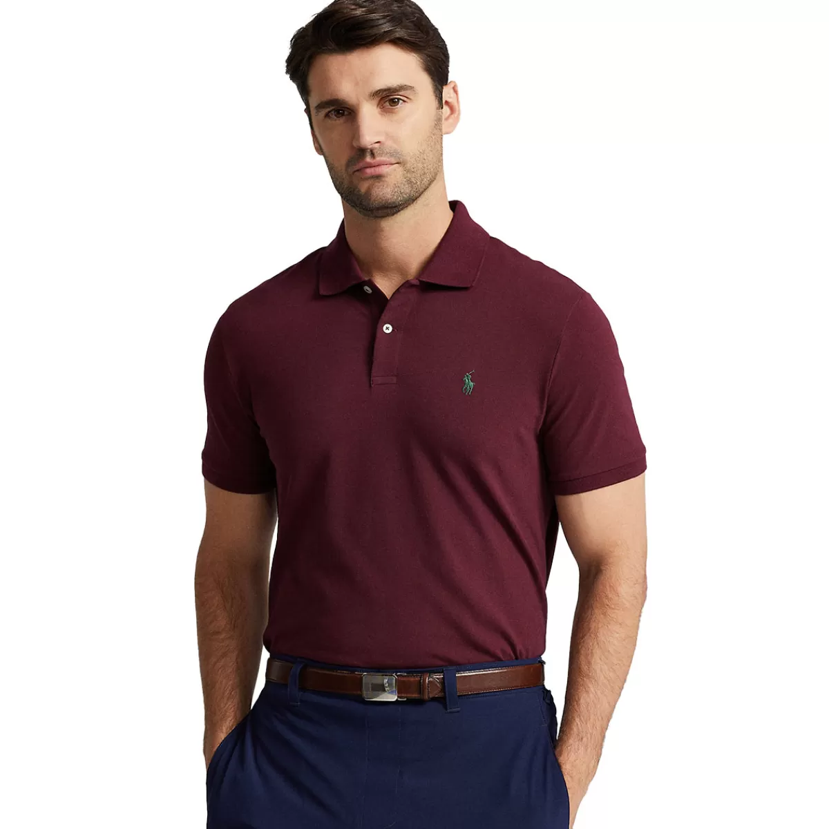 Shop Ralph Lauren Men's Custom Pro Fit Performance Golf Polo Shirt