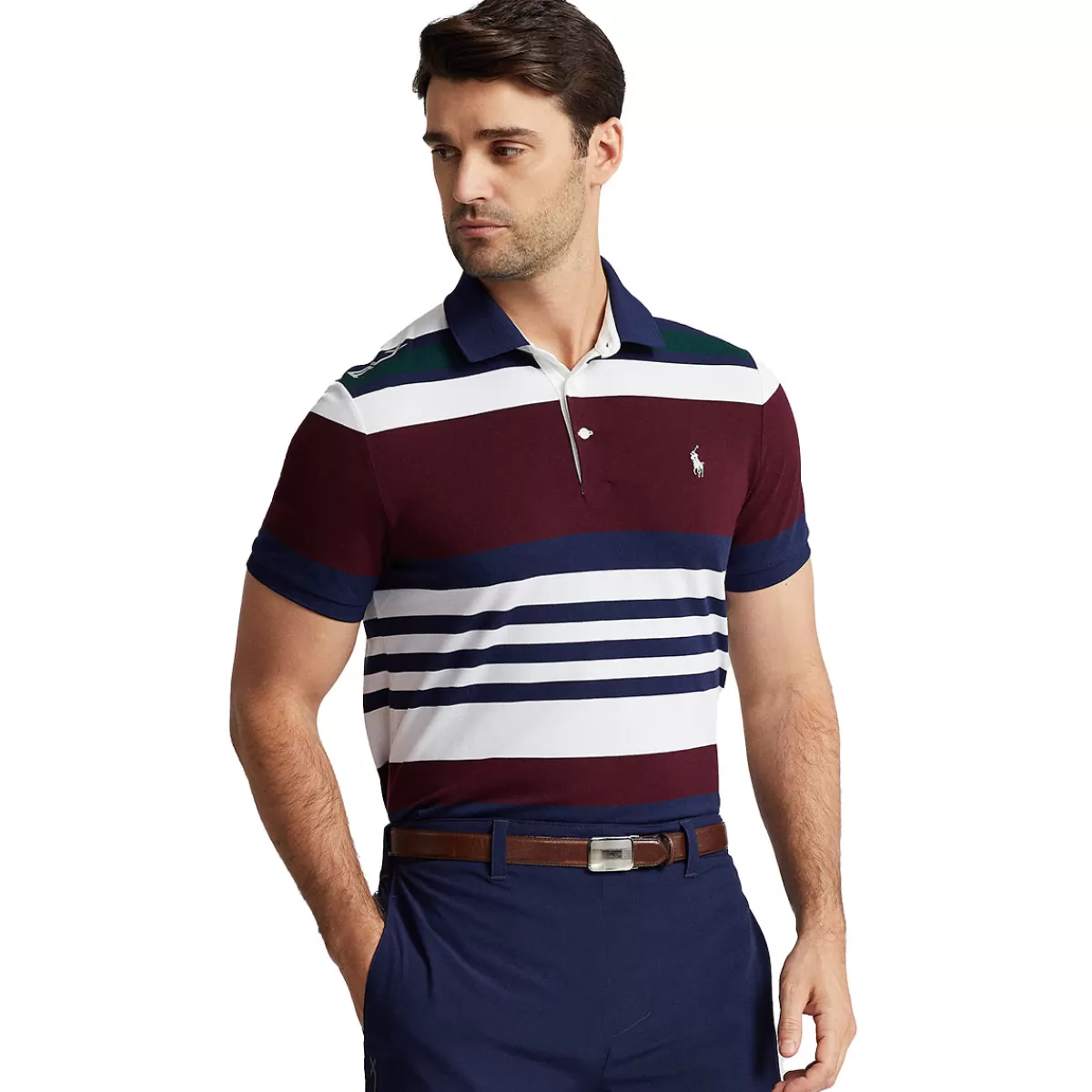 Flash Sale Ralph Lauren Men's Custom Slim Fit Performance Golf Polo Shirt Harvard Vine