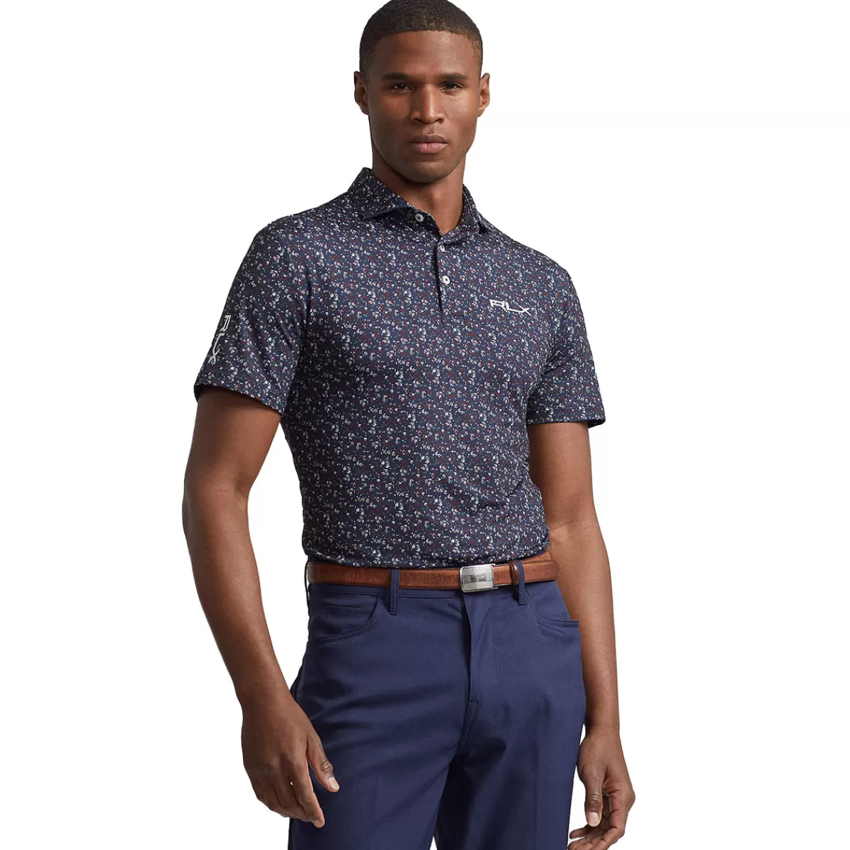 Fashion Ralph Lauren Men's Custom Slim Fit Performance Golf Polo Shirt Harvard Vine