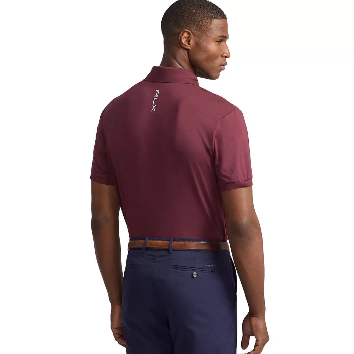 Store Men's Rlx Custom Slim Fit Stretch Golf Polo Shirt Men Men's Golf Polo Shirts