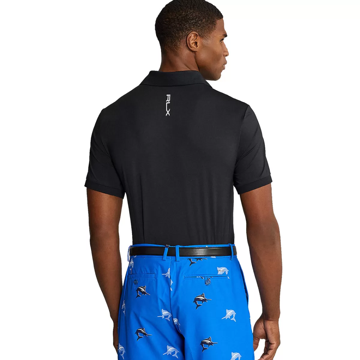 Store Men's Rlx Custom Slim Fit Stretch Golf Polo Shirt Men Men's Golf Polo Shirts
