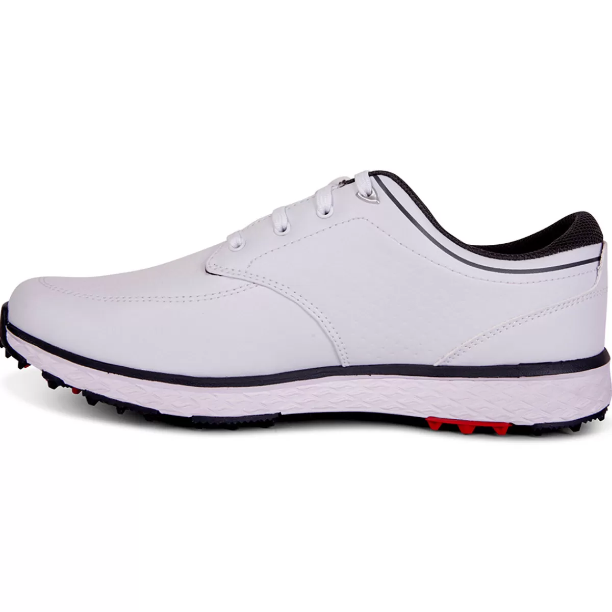 Cheap Rife Men's Rf-11 Force 2 Waterproof Spikeless Golf Shoes White/Grey