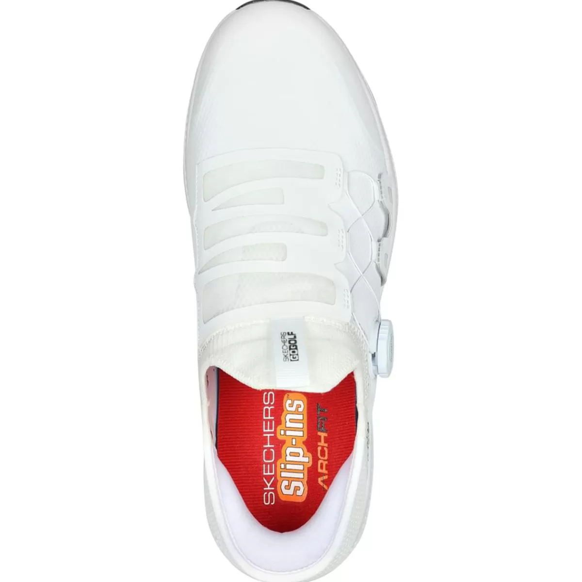 Sale Skechers Men's Go Golf Elite 5 Slip-Ins Waterproof Spikeless Golf Shoes White